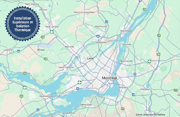 Zone de service Chauffe-eau SOS - Montréal, Laval, Rive-Sud, Rive-Nord